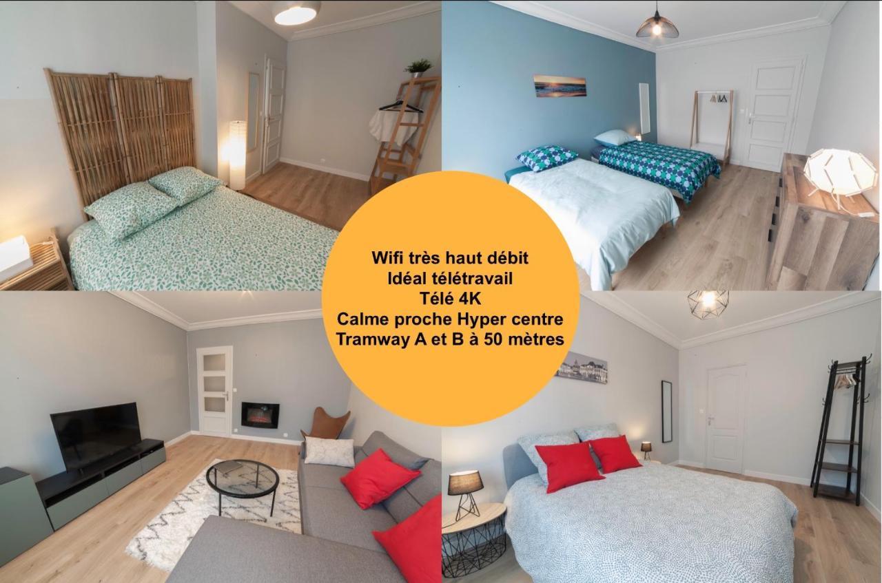 Prestigeloc - Business & Confort - 3 Grandes Chambres, 2 Sdb, Hyper Centre Orleans Luaran gambar